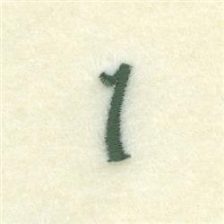 quick stitch number machine embroidery pattern - Sewing Clock Number 1 for reusable tote bags