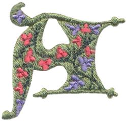 floral beginner-friendly machine embroidery - Floral A perfect for reusable tote bags