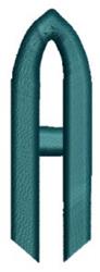 alphabet quick stitch machine embroidery - Monogram Alphabet - A for Craft Projects