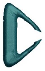 Monogram Alphabet - C - 4x4 alphabet quick stitch embroidery design for reusable tote bags