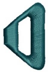 quick stitch alphabet machine embroidery pattern - Monogram Alphabet - D for Jackets