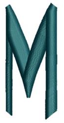 alphabet quick stitch machine embroidery - Monogram Alphabet - M for patchwork quilt blocks