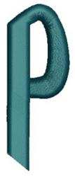 alphabet quick stitch machine embroidery - Monogram Alphabet - P for patchwork quilt blocks