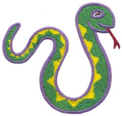 detailed snake machine embroidery pattern - S perfect for Snake for reusable tote bags
