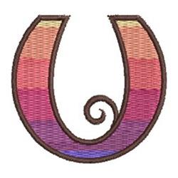 gradient beginner-friendly machine embroidery - Gradient U for decorative wall hangings