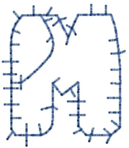 Patchwork Letter m Patchwork Letter m