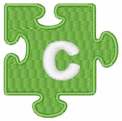 Puzzle Piece Solid C Puzzle Piece Solid C