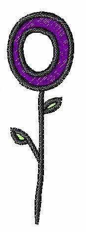 Flower Font O