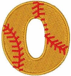 Softball Font O