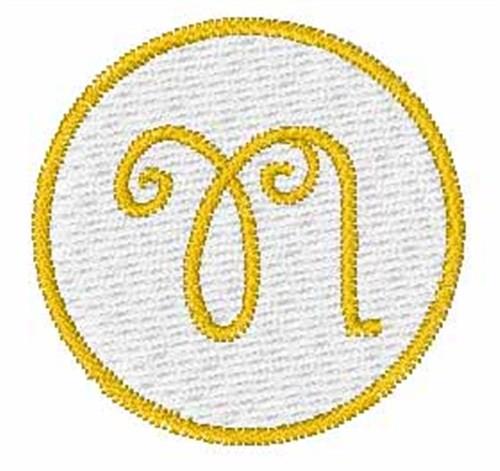 Circle Monogram N Circle Monogram N