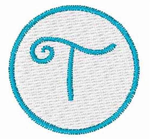 Circle Monogram T Circle Monogram T