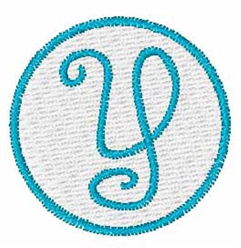 Circle Monogram Y Circle Monogram Y