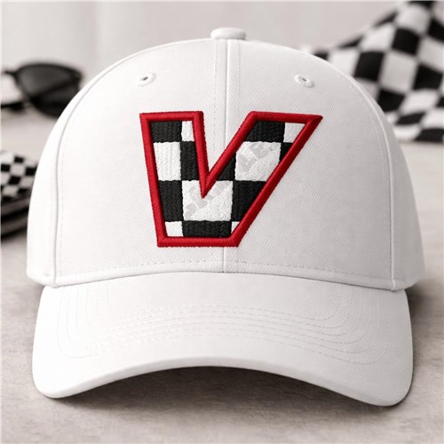 Checkered Letter V