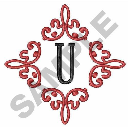 FANCY MONOGRAM U FANCY MONOGRAM U