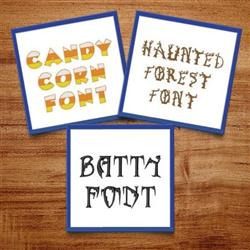 Candy Corn & Haunted Fonts