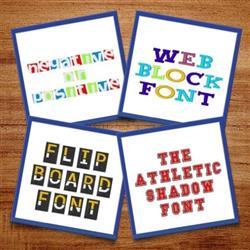 Funky Block Fonts