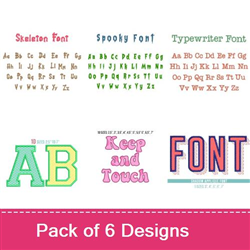 Spooky & Typewriter Fonts