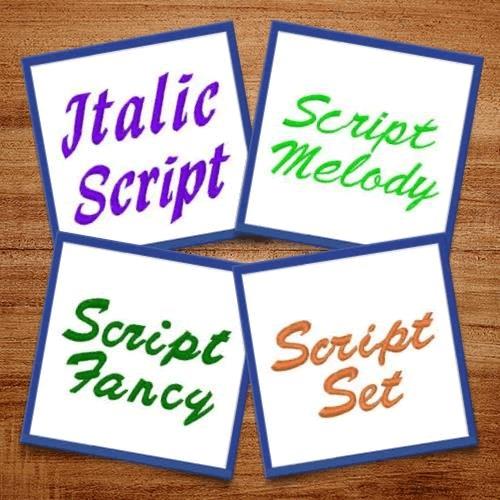 Script Fonts I Script Fonts I