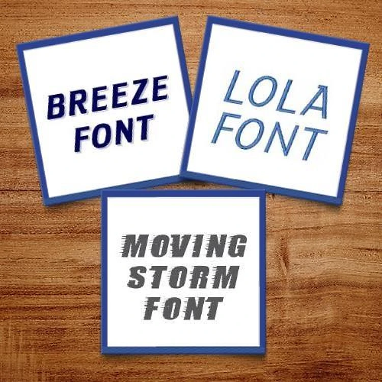 Italicized Block Fonts Embroidery Font Bundle - Bold Italicized Block Lettering (3 Fonts) - BX font, PES & 12 formats