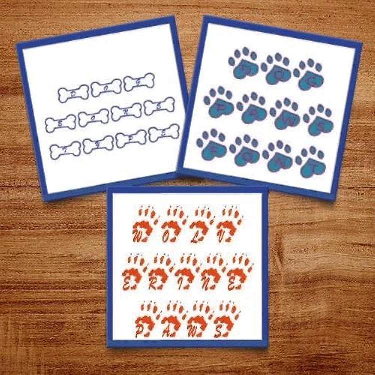 Dog Embroidery Font Bundle - Playful Outline & Decorative Lettering (3 Fonts) - Home Format, PES, DST & 9 formats