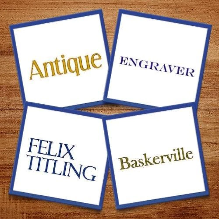 Elegant Serifs Embroidery Font Bundle - Classic Elegant Serifs (5 Fonts) - Home Format, PES, DST & 9 formats
