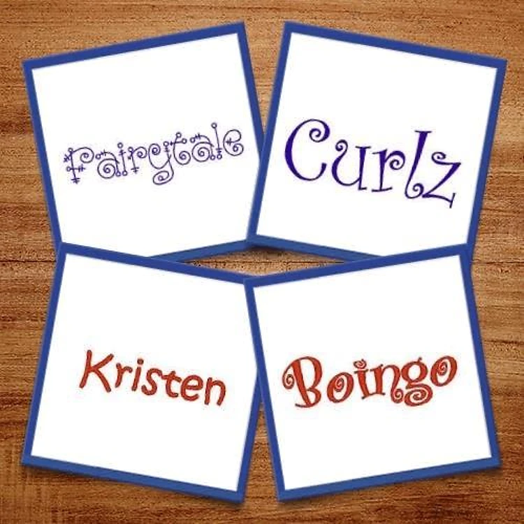 Whimsical Kids Embroidery Font Bundle - Playful Decorative Alphabets (5 Fonts) - PES, DST & 9 formats
