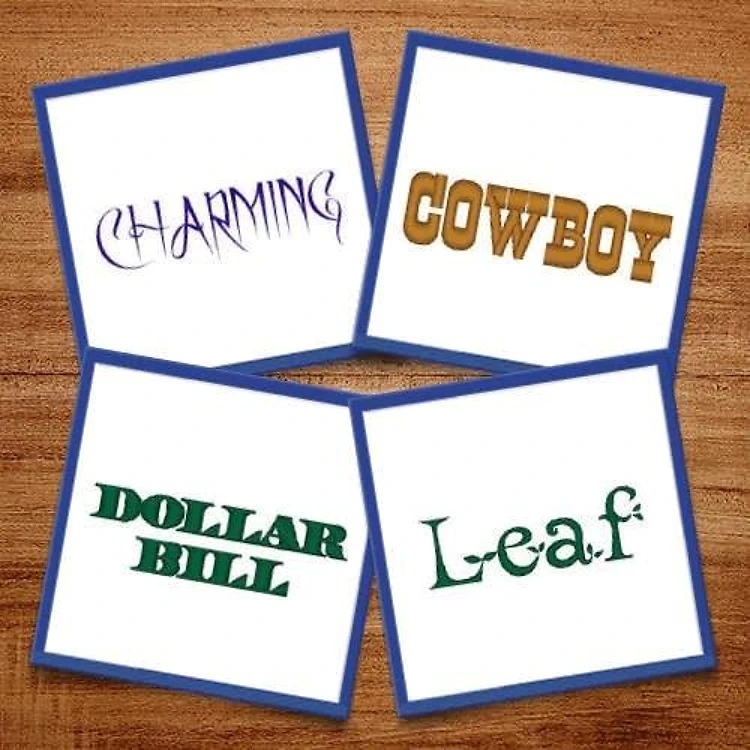 Wild & Western Embroidery Font Bundle - Playful Western & Rustic Lettering (5 Fonts) - Home Format, PES, DST & 9 formats