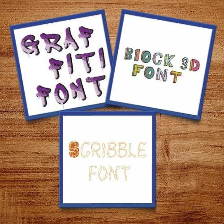 Doodle Pack Embroidery Font Bundle - Playful Lettering Styles (3 Fonts) - BX font, PES & 12 formats