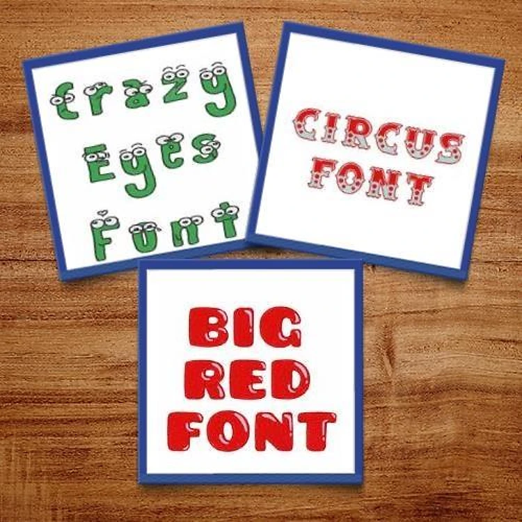 Quirky Font Pack Embroidery Font Bundle - Playful Lettering Styles (3 Fonts) - BX font, PES & 12 formats