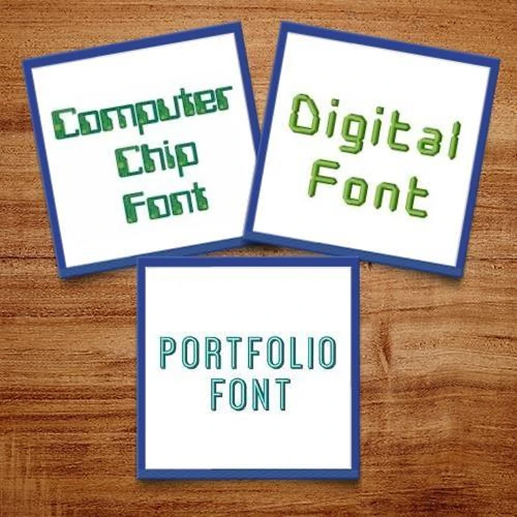 Tech Pack Embroidery Font Bundle - Playful Lettering Styles (3 Fonts) - BX font, PES & 12 formats