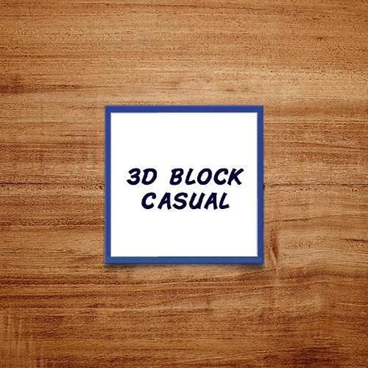 3D Block Casual Embroidery Font Bundle - Bold 3D Block Lettering (4 Fonts) - Home Format, PES, DST & 11 formats
