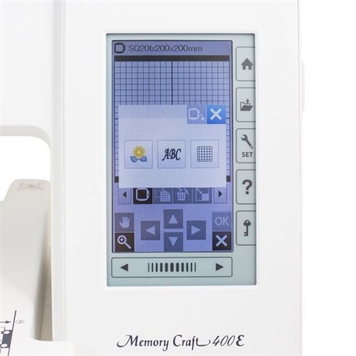 Janome Memory Craft 400e Embroidery Machine