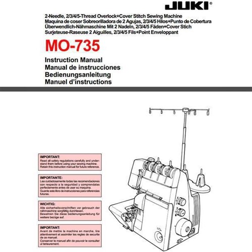 Juki MO-104D Overlock Serger Machine