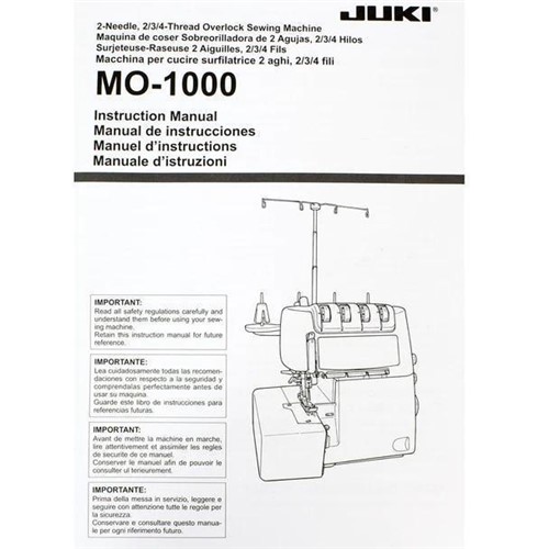 JUKI MO-1000 Air Threader Overlock Machine