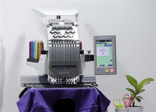 Juki Tajima Sai 8-Needle Embroidery Machine with Cap Frame