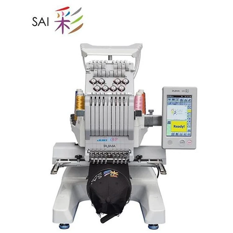 Juki Tajima Sai 8-Needle Embroidery Machine with Cap Frame
