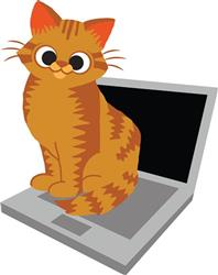Computer Cat