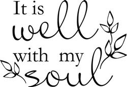 Well With My Soul SVG cut file at