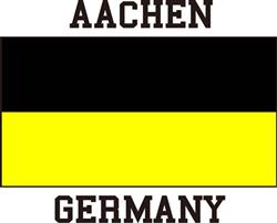 Aachen, Germany Flag
