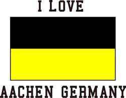 Aachen, Germany Flag