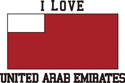 Abu Dhabi, UAE Flag