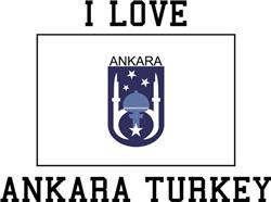 Ankara, Turkey Flag
