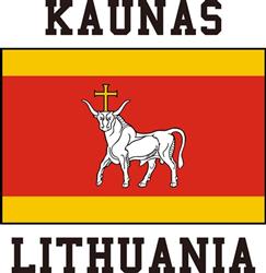 Kaunas Lithuania Flag