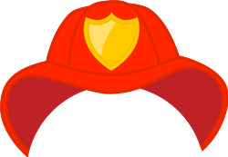 Fireman Hat Monogram Topper