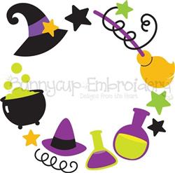 Witch Monogram Frame