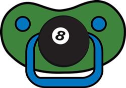 8 Ball Pacifier