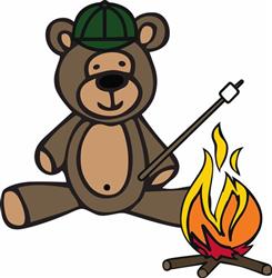 Campfire Teddy Bear