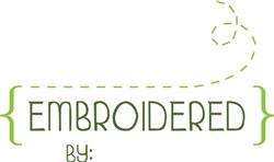 Embroidered By