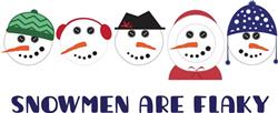 Flaky Snowmen