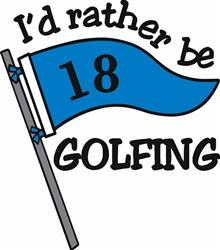 Golfing Flag